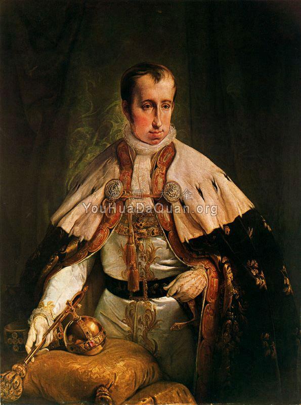 portrait of the emperor ferdinand i of austria - 弗朗切斯科