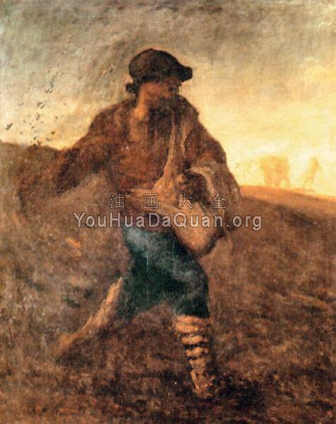 [画家简介] 英文: jean francois millet 国家: 法国画家 1814-1875